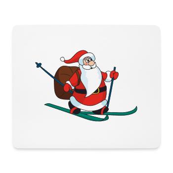 Weihnachten Weihnachtsmann Christmas Santa Claus - Mouse Pad (horizontal) - white - Front