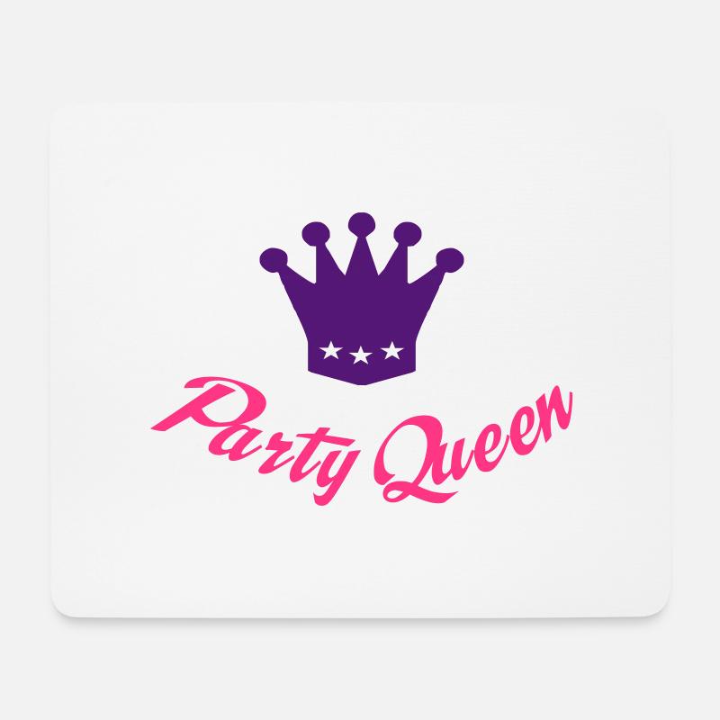 party - Mousepad (Querformat) - Weiß