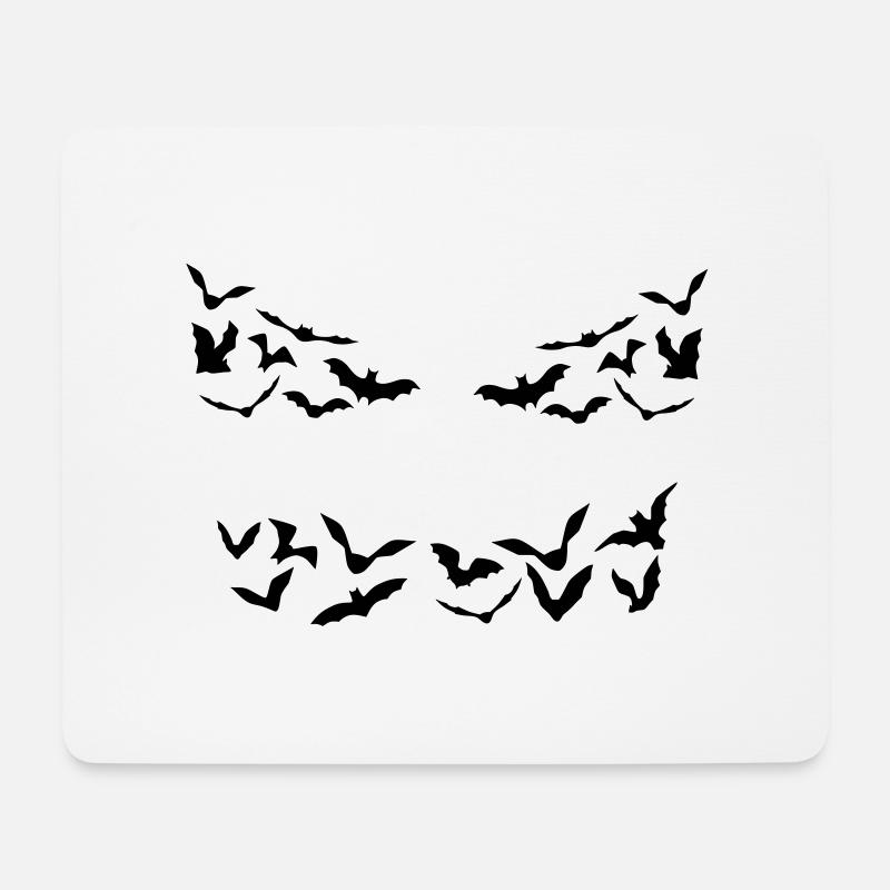 Fledermaus, Fledermäuse, Vampir Monster - Mousepad (Querformat) - Weiß