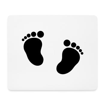 baby_fuesse_1__f1 - Mouse Pad (horizontal) - white - Front
