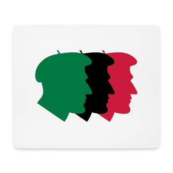 basque people - Tapis de souris (format paysage) - blanc - Devant