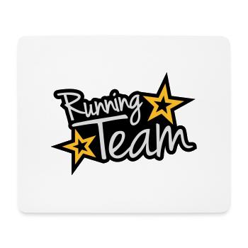 Running Team - Mouse Pad (horizontal) - white - Front