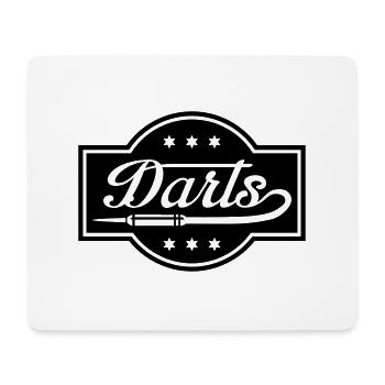 darts_2_f1 - Mousepad (Querformat) - Weiß - Vorne