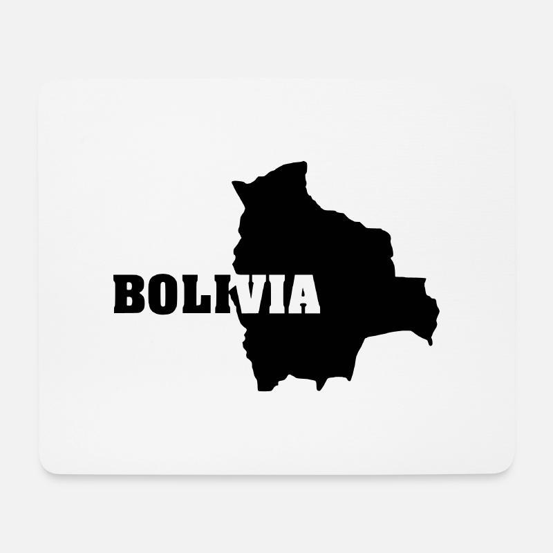 Bolivia (ID: 002004) - Mouse Pad (horizontal) - white