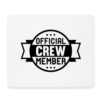 official_crew_member_1_f1 - Tapis de souris (format paysage) - blanc - Devant