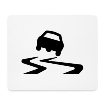 derapage - Mousepad (Querformat) - Weiß - Vorne