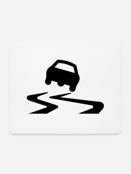 derapage - Mouse Pad (horizontal) - white