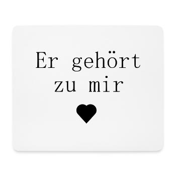 Valentinstag Geschenk - Mousepad (Querformat) - Weiß - Vorne