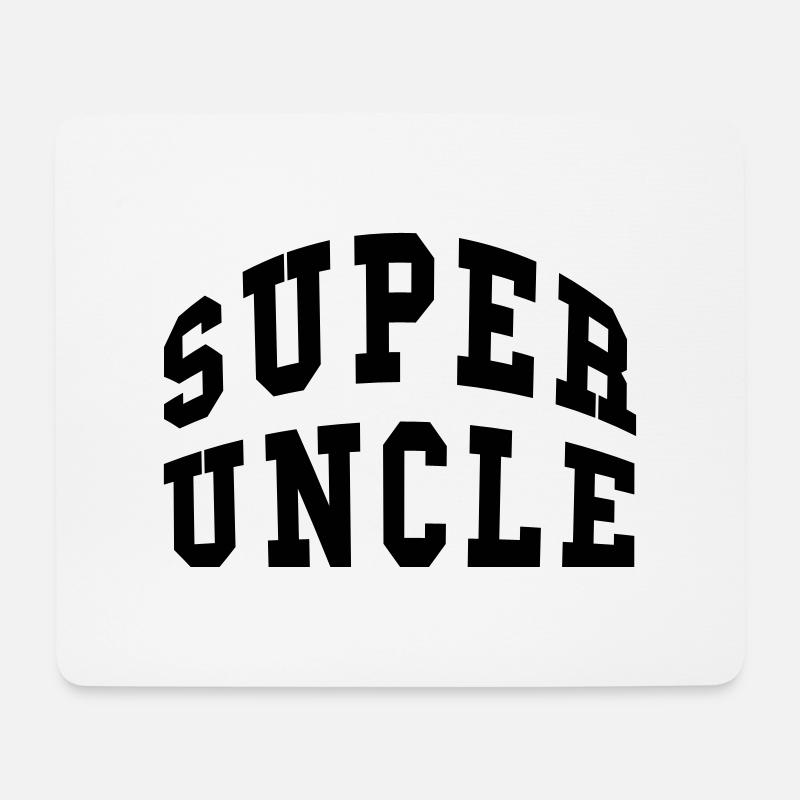 Uncle - Mousepad (Querformat) - Weiß