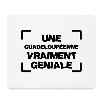 Guadeloupe / Gwadloup / Guadeloupéen / 971 - Tapis de souris (format paysage) - blanc - Devant
