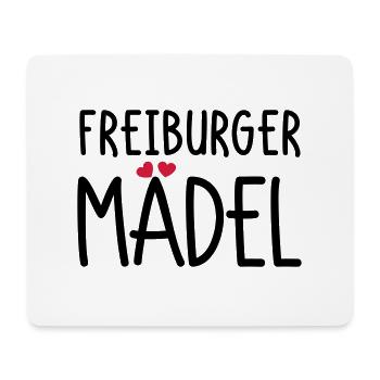 Freiburger Mädel - Mousepad (Querformat) - Weiß - Vorne