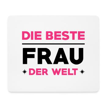 Liebe / Braut / Bräutigam / Frau / Ehe / Love - Mousepad (Querformat) - Weiß - Vorne