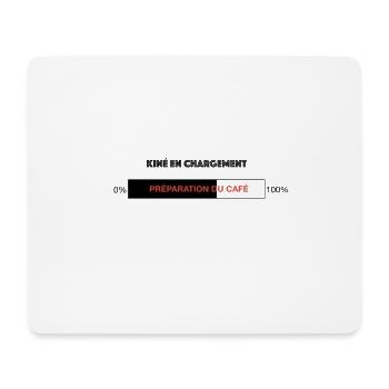 Kiné en charment - Tapis de souris (format paysage) - blanc - Devant