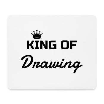 Zeichnung / Zeichner / Drawing / Drawer - Mousepad (Querformat) - Weiß - Vorne