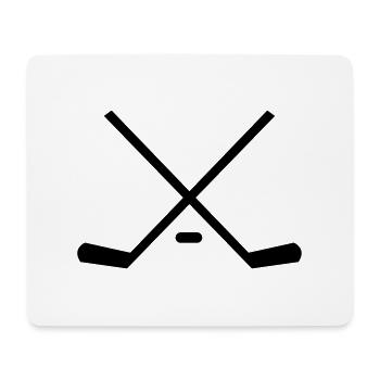 hockey_01 - Mouse Pad (horizontal) - white - Front