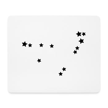 signe du zodiaque Capricorne - Tapis de souris (format paysage) - blanc - Devant