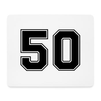 50 - Mouse Pad (horizontal) - white - Front
