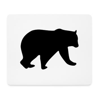 bear design - Mousepad (Querformat) - Weiß - Vorne