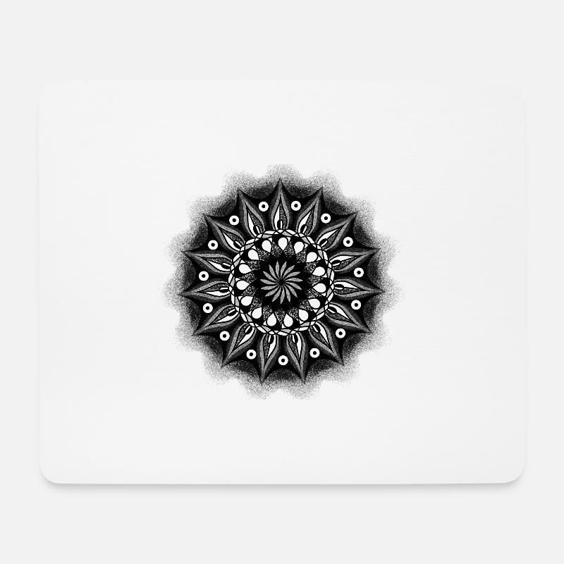 Mandala - Mouse Pad (horizontal) - white