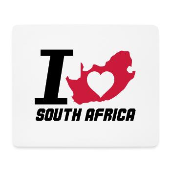 south_africa_i_love_2 - Mouse Pad (horizontal) - white - Front