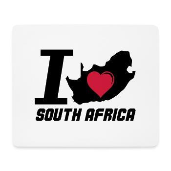 south_africa_i_love_02 - Mouse Pad (horizontal) - white - Front