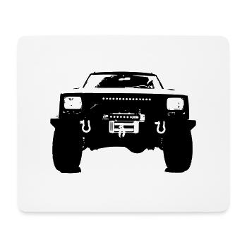 Cherokee XJ 05 - Mousepad (Querformat) - Weiß - Vorne