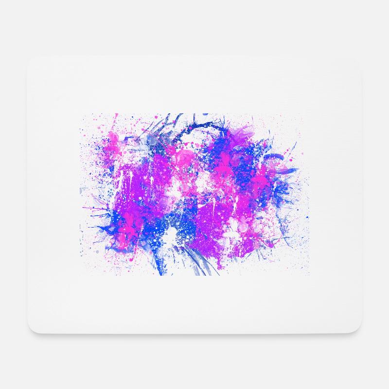 Farbenfoh - Mousepad (Querformat) - Weiß