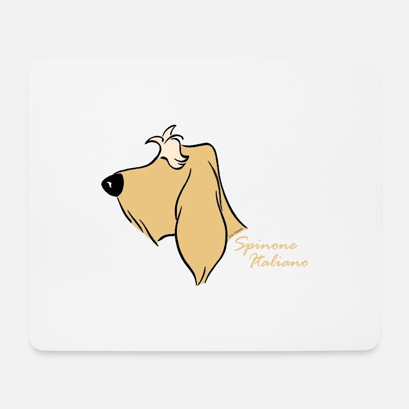 Spinone Italiano blond - Mousepad (Querformat) - Weiß