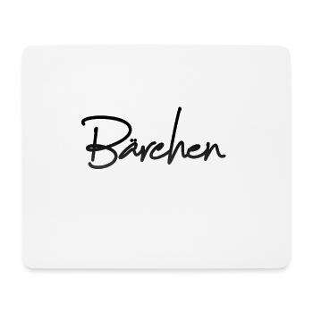 Bärchen, Hasi, Hase, Häschen - Mousepad (Querformat) - Weiß - Vorne