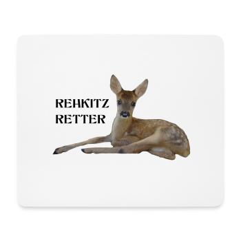 Rehkitz 8 - Mousepad (Querformat) - Weiß - Vorne