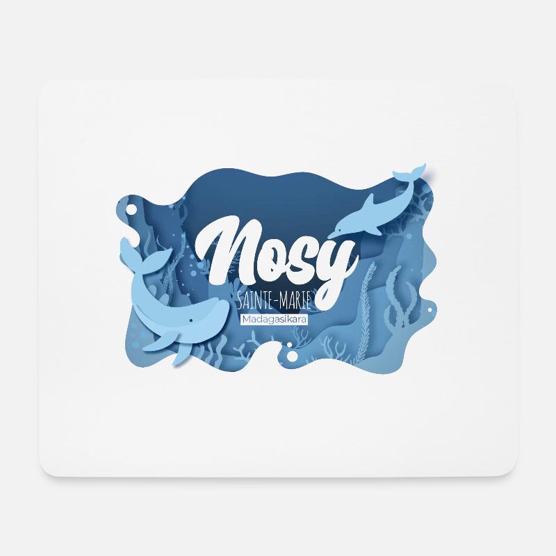 Sainte Marie Island Madagascar - Mouse Pad (horizontal) - white