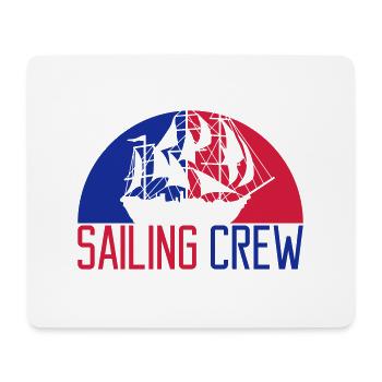 Sailing Crew Segelschiff - Mousepad (Querformat) - Weiß - Vorne