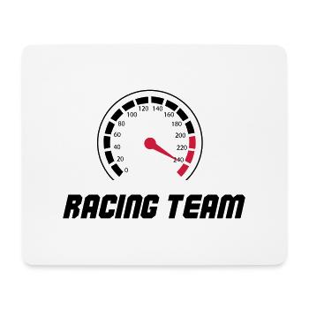 tacho racing team - Mousepad (Querformat) - Weiß - Vorne