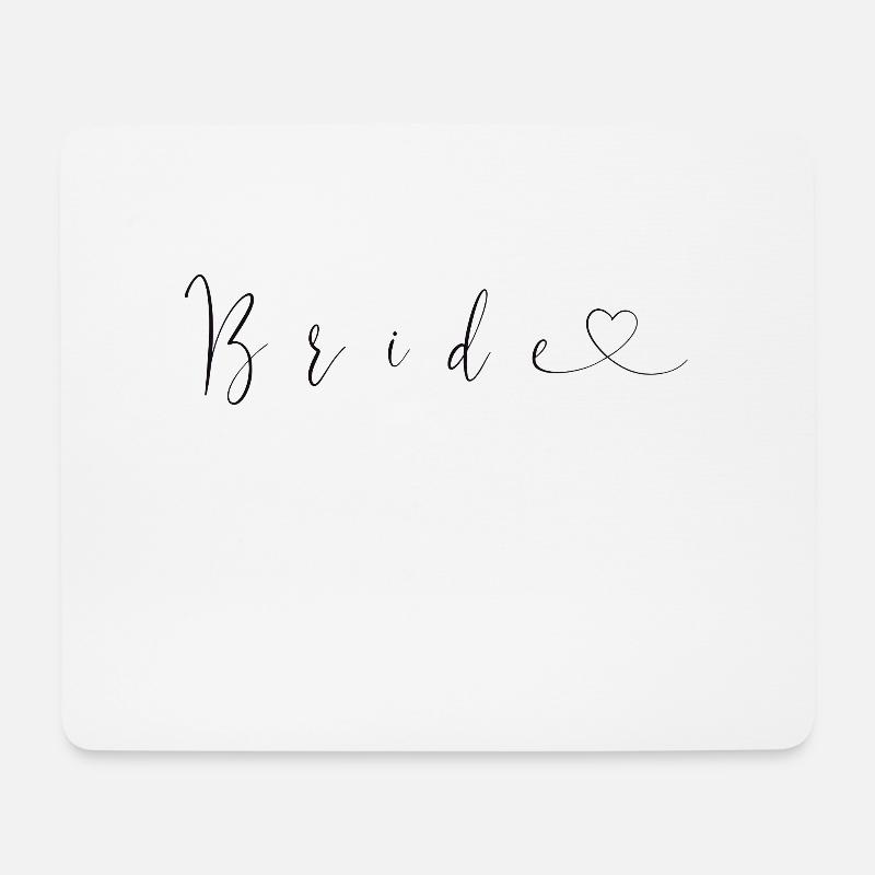 Bride - Mousepad (Querformat) - Weiß