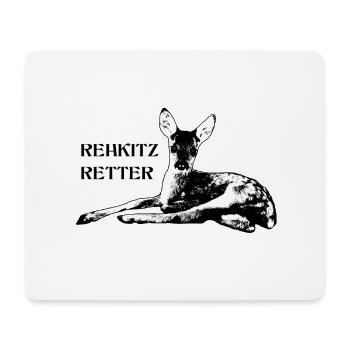 Rehkitz 17 - Mousepad (Querformat) - Weiß - Vorne
