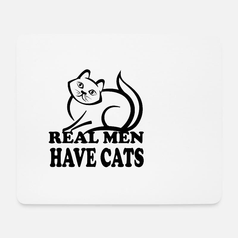 Cat cat - Mouse Pad (horizontal) - white