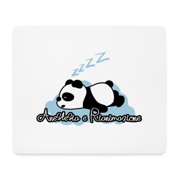 Panda Anesthesia and Resuscitation - Mouse Pad (horizontal) - white - Front