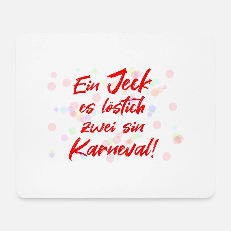 Köln Karneval - Mousepad (Querformat) - Weiß