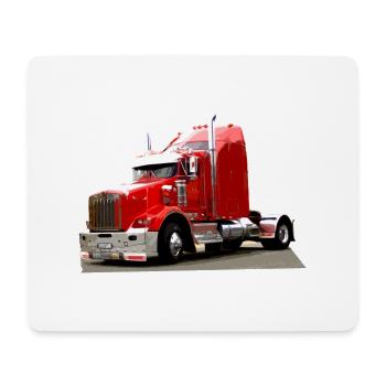 American retro truck - Mouse Pad (horizontal) - white - Front