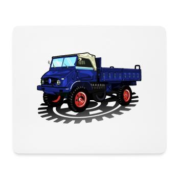 Unimog - Oldtimer - Offroad - Universal motor device - Mouse Pad (horizontal) - white - Front