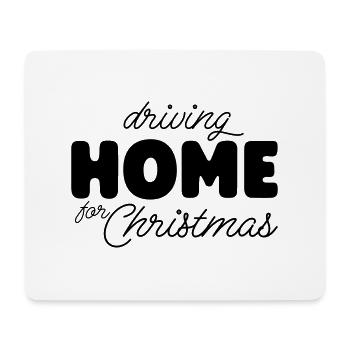 Noël à la maison - Tapis de souris (format paysage) - blanc - Devant