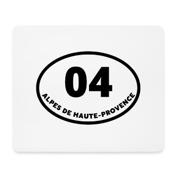 alpes de haute-provence - Tapis de souris (format paysage) - blanc - Devant