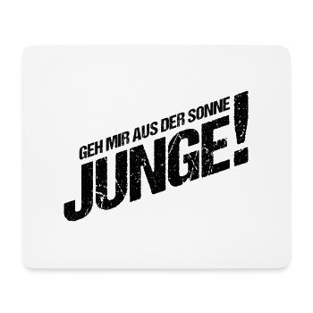 Geh mir aus der Sonne Junge - Mousepad (Querformat) - Weiß - Vorne