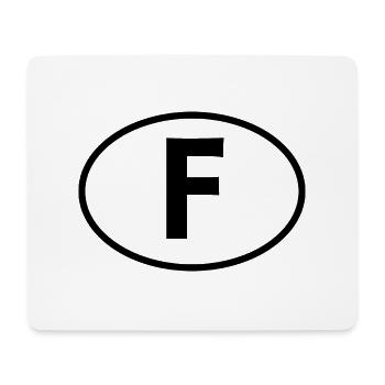 F - Mouse Pad (horizontal) - white - Front