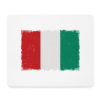 Grunge Italy Flag - Mouse Pad (horizontal) - white - Front