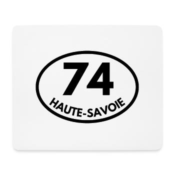 haute-savoie - Tapis de souris (format paysage) - blanc - Devant