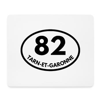 82 - Tapis de souris (format paysage) - blanc - Devant