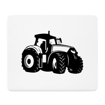 Traktor - Mousepad (Querformat) - Weiß - Vorne