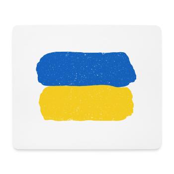 Stay with Ukraine - Mousepad (Querformat) - Weiß - Vorne