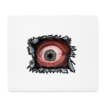 Auge - Mousepad (Querformat) - Weiß - Vorne